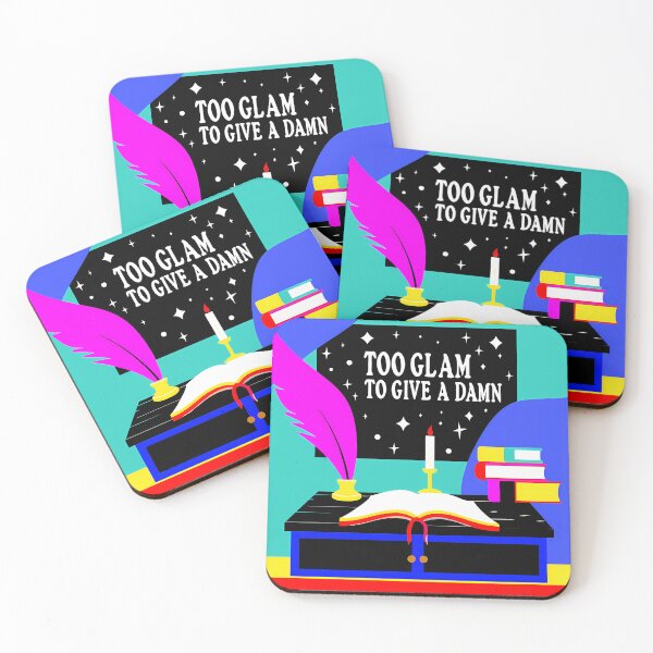 Item preview, Literary Glam: Too Glam to Give a Damn designed and sold by ART ATTACK ZONE.
