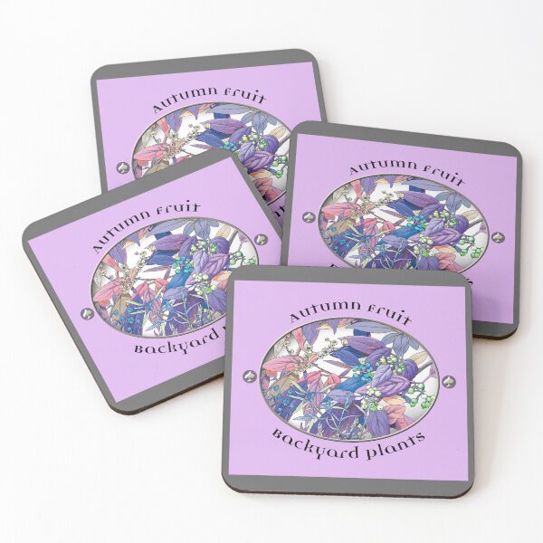 Item preview, Autumn Fruits and Leaves from Backyard Trees designed and sold by cremedecolor.