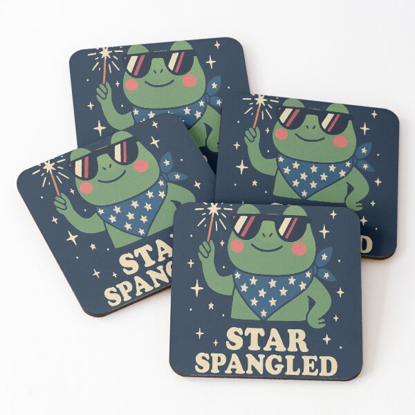 Item preview, Star Spangled Frog With Sparkler designed and sold by dessertcruzing.