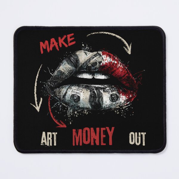 Item preview, make art make out make money - dollar lips designed and sold by Cynora.