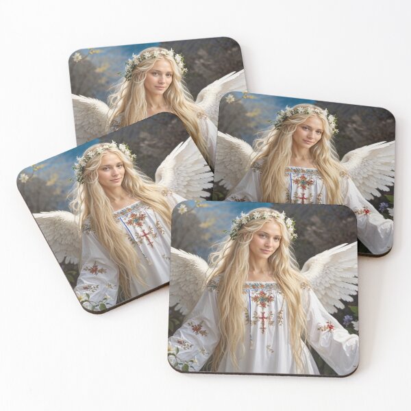 Item preview, Beautiful Ukrainian Female Angel   designed and sold by My Beautiful Healing Art.