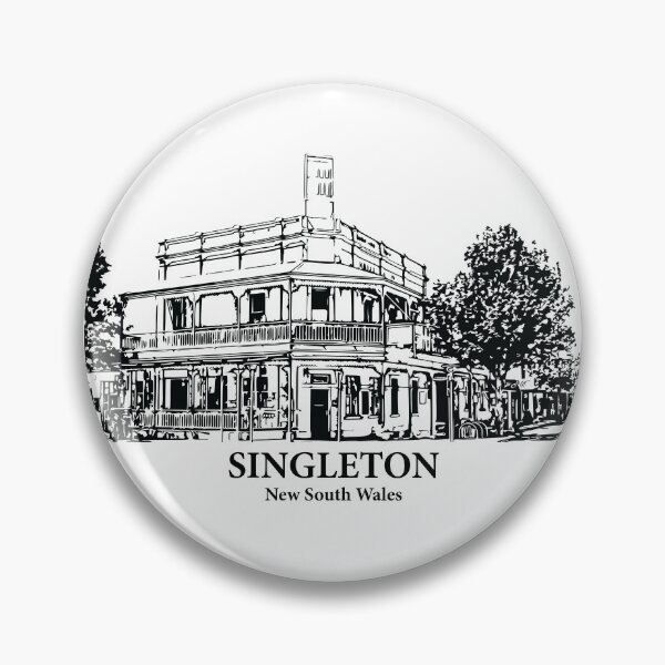Item preview, Singleton - New South Wales designed and sold by Lakeric Cityscapes.