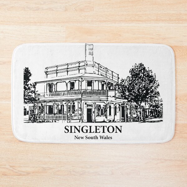 Item preview, Singleton - New South Wales designed and sold by Lakeric Cityscapes.