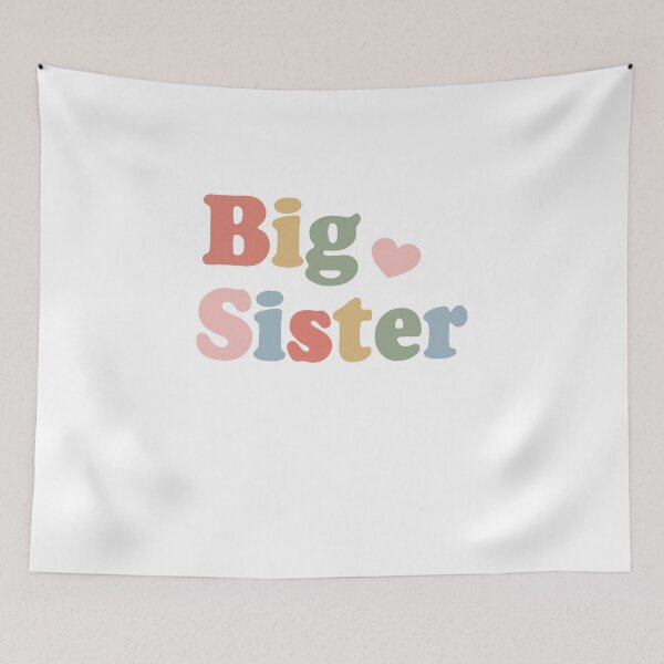 Item preview, Big Sister Lil Sister Summer Announcement Cute Shower designed and sold by XuanhieuBp.