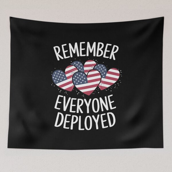 Item preview, Red Friday Military Remember Everyone Deployed Flag designed and sold by MAKOPOKOShop.