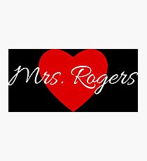 Mrs. Rogers Photographic Print