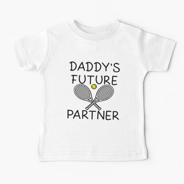 Item preview, Daddy's Future Tennis Partner Tennis Doubles Partner Sports Tennis Star Announcement designed and sold by Shosohey.