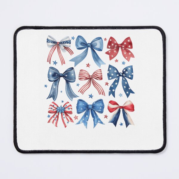Item preview, Patriotic Bows Coquette Girly 4th July Ribbons Coquette 4th July Bow designed and sold by XuanhieuBp.