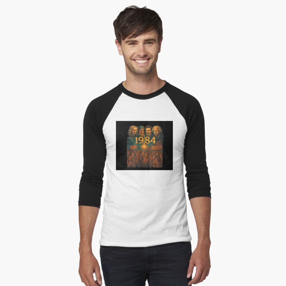 Aperçu de l'œuvre T-shirt baseball manches ¾ créée et vendue par MRMAGICAL.