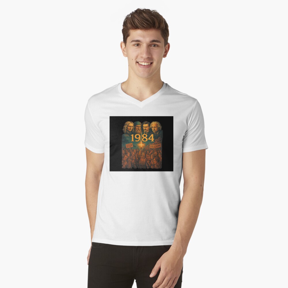 Aperçu de l'œuvre T-shirt col V créée et vendue par MRMAGICAL.