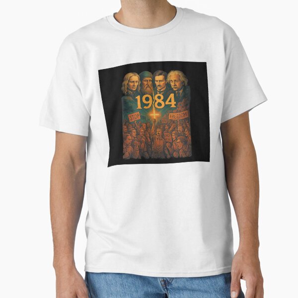 Aperçu de l'œuvre Ils ont construit l'avenir – Nous l'avons brisé (Collection 1984) créée et vendue par MRMAGICAL.