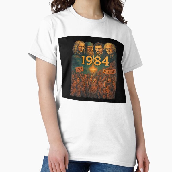 Aperçu de l'œuvre Ils ont construit l'avenir – Nous l'avons brisé (Collection 1984) créée et vendue par MRMAGICAL.