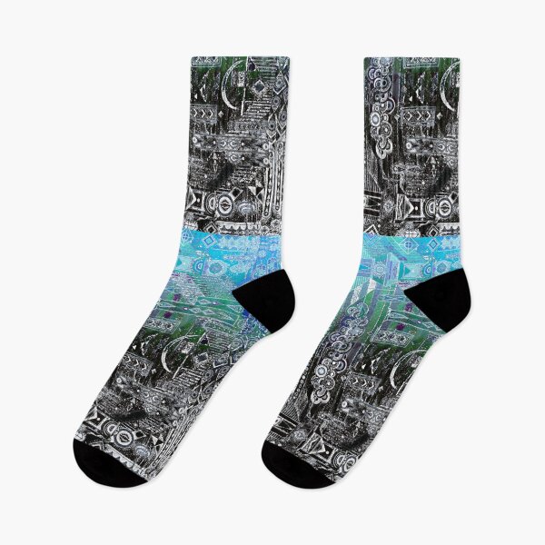 Item preview, Abstract Sky Four Directions Indigenous Pattern Batik style designed and sold by AuroraXGreen.