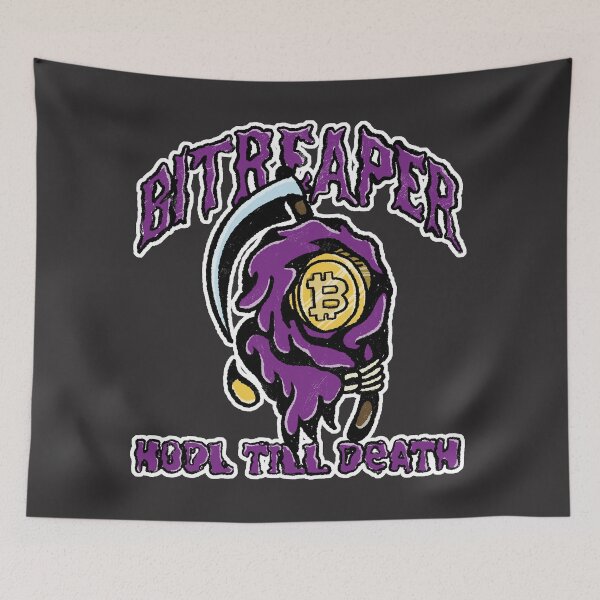 Item preview, Grim Reaper Blockchain : Tattoos and Bitcoin designed and sold by ImaginarStore.