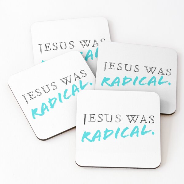 Aperçu de l'œuvre Jésus était radical - Turquoise créée et vendue par sillyjess.
