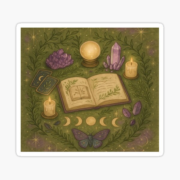 Item preview, Green Witch Altar designed and sold by WhimsicalWoman.