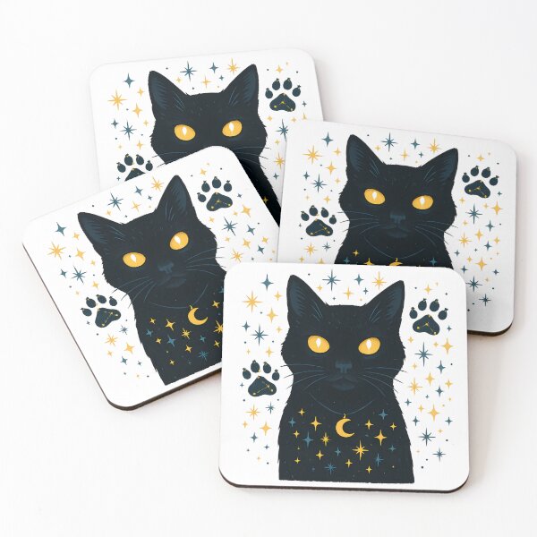 Item preview, Black Cat Classic T-Shirt - Essential T-Shirt designed and sold by OutterFit.