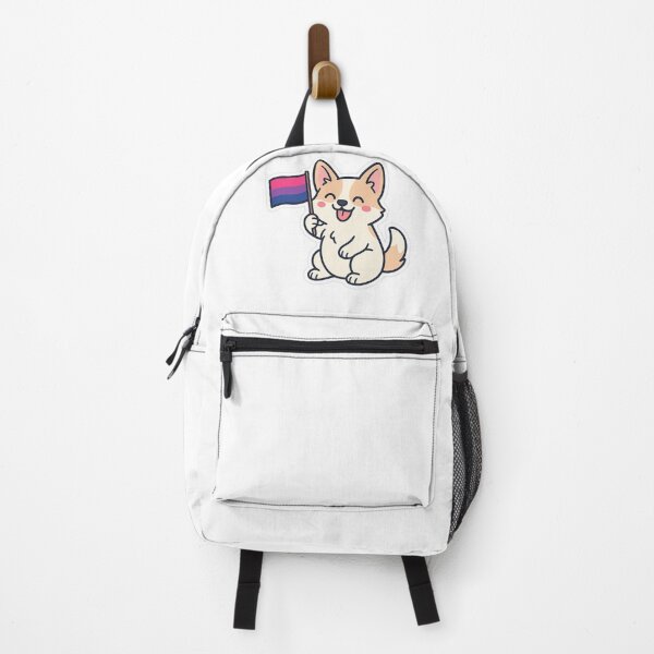 Item preview, Cute Corgi Holding Bisexual Pride Flag designed and sold by IdleHype.