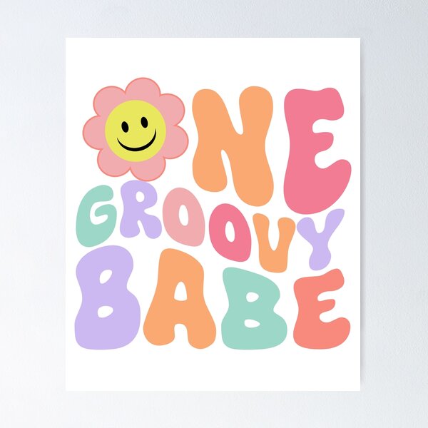 Item preview, One Groovy Babe Hippie Birthday First Birthday designed and sold by XuanhieuBp.