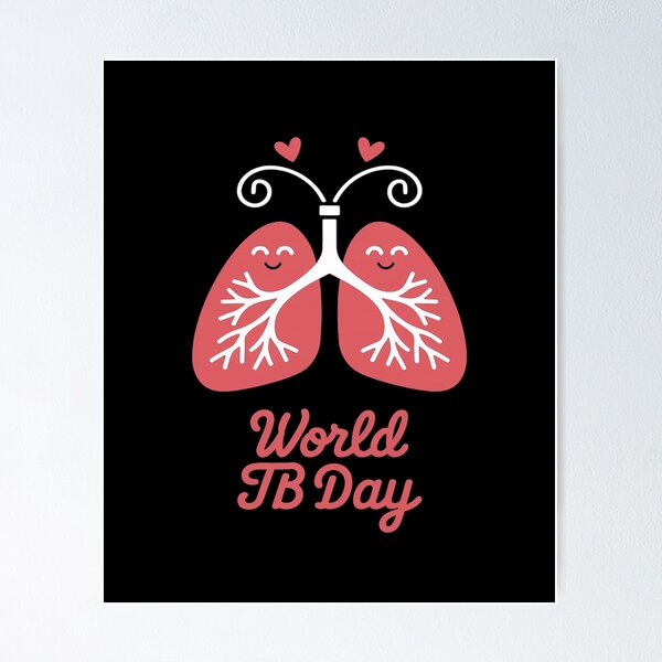 Item preview, red World Tuberculosis Day designed and sold by MAKOPOKOShop.