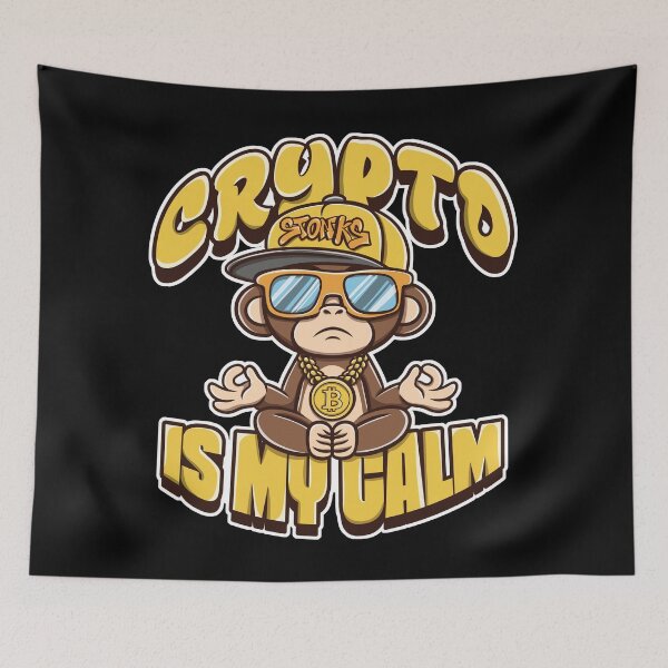 Item preview, Bitcoin Meditation Ape Vibes : Meditation Bitcoin  designed and sold by ImaginarStore.