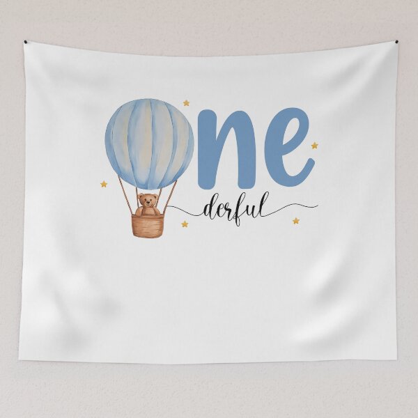 Item preview, Hot Air Balloon First Birthday Onederful Birthday Balloons Birthday designed and sold by XuanhieuBp.