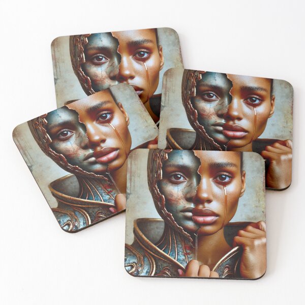 Item preview, Unmasked- Surreal Portrait of Duality  designed and sold by KaoticMindZ.