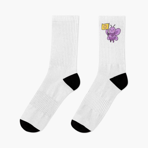 Item preview, Cute Butterfly Holding Intersex Pride Flag designed and sold by IdleHype.