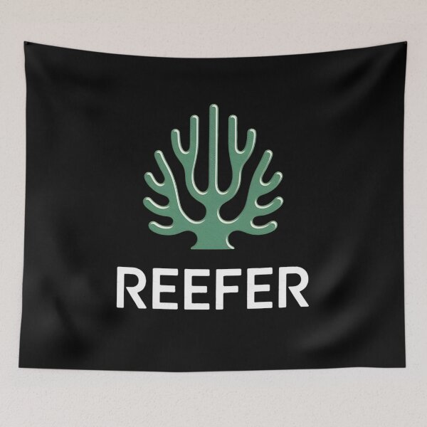 Item preview, Reefer Funny Coral Reef Frag designed and sold by MAKOPOKOShop.