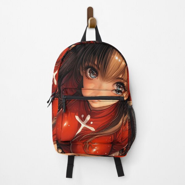 Item preview, Anime sref Big Eyed Girl Red Suit Futuristic Glow Soft Innocence designed and sold by juniorcastros.