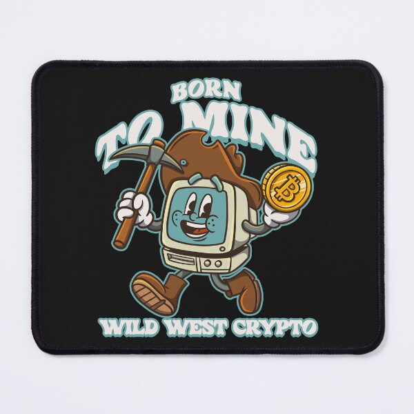 Item preview, Retro PC Bitcoin Miner Cowboy : Wild West Crypto  designed and sold by ImaginarStore.