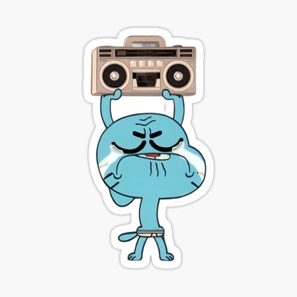 Item preview, Gumball sosteniendo un boombox designed and sold by YONKO STORE.