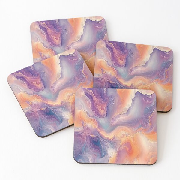 Item preview, Geode-Inspired Swirls in Purple and Orange Hues designed and sold by bAIryBarn.