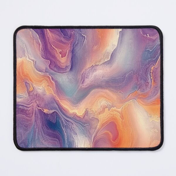 Item preview, Geode-Inspired Swirls in Purple and Orange Hues designed and sold by bAIryBarn.