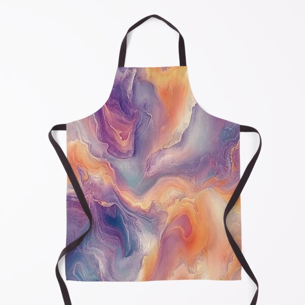 Item preview, Geode-Inspired Swirls in Purple and Orange Hues designed and sold by bAIryBarn.