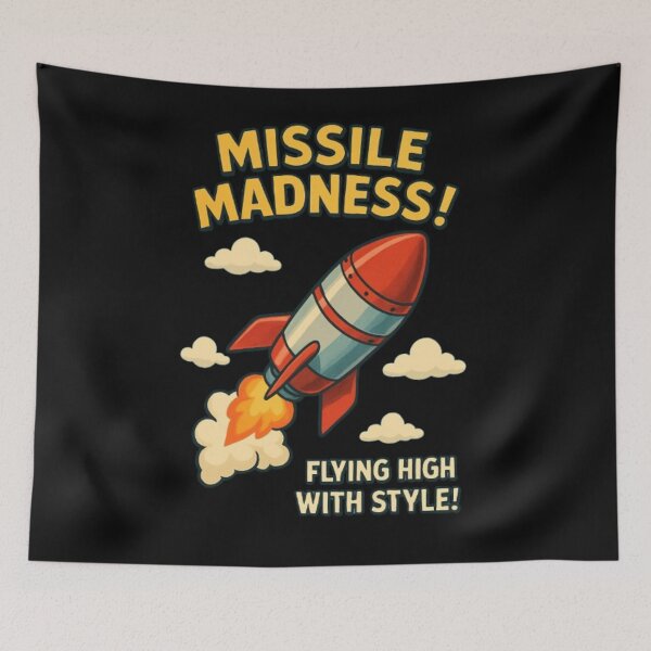 Item preview, nuclear missile illustration designed and sold by optimusprime39.