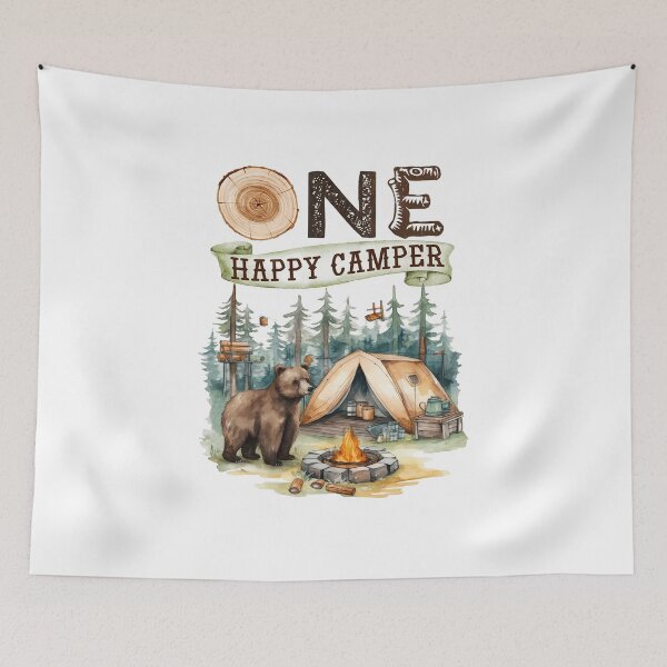 Item preview, One Camping Birthday designed and sold by XuanhieuBp.