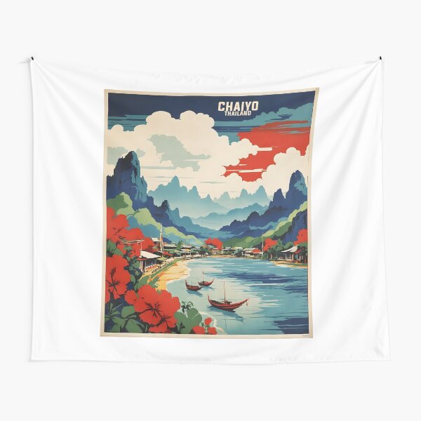 Item preview, Chaiyo Thailand Vintage Retro Travel Tourism designed and sold by TravelersGems.