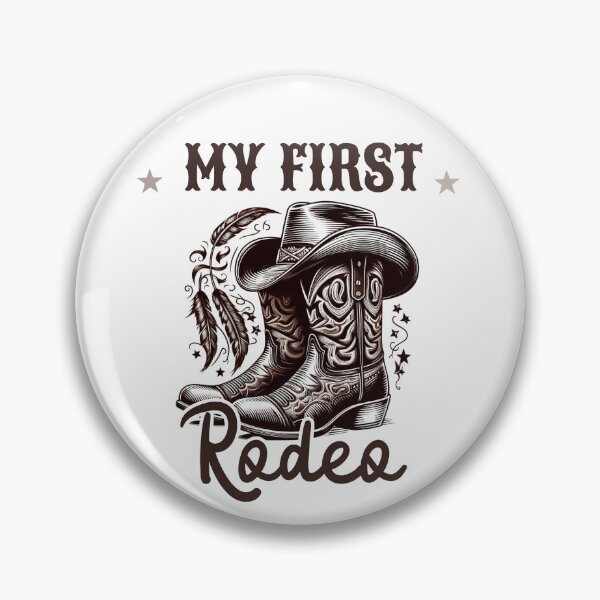 Item preview, My First Rodeo Funny Western Cowboy  designed and sold by ZACK ART.