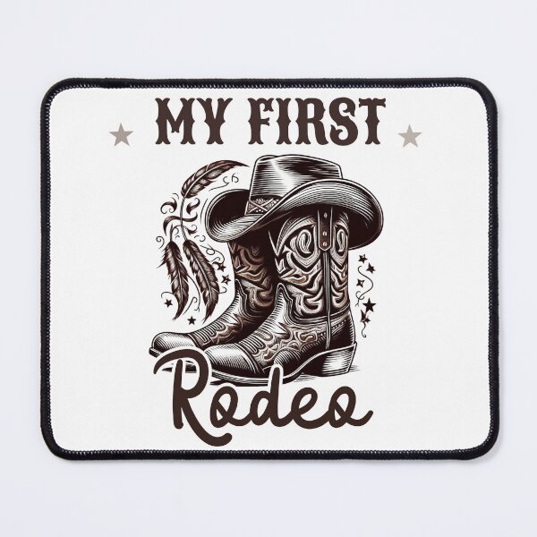 Item preview, My First Rodeo Funny Western Cowboy  designed and sold by ZACK ART.