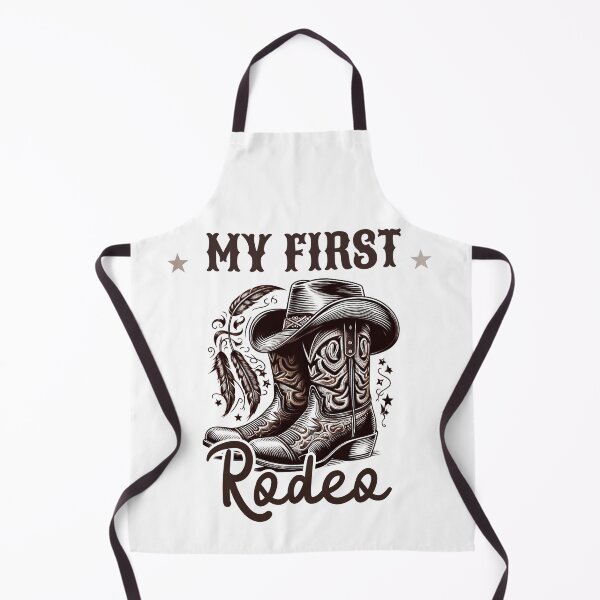 Aperçu de l'œuvre My First Rodeo Funny Western Cowboy  créée et vendue par ZACK ART.