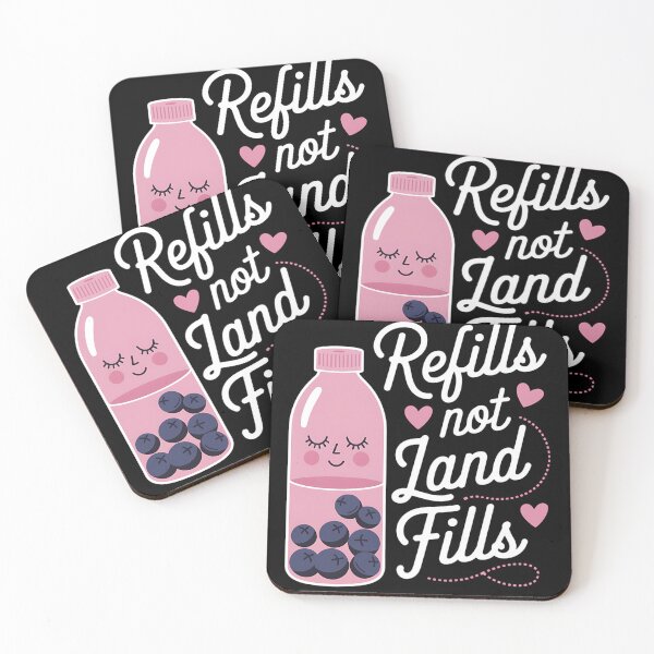 Item preview, Refills not Landfills World Water Day Save Water designed and sold by MAKOPOKOShop.