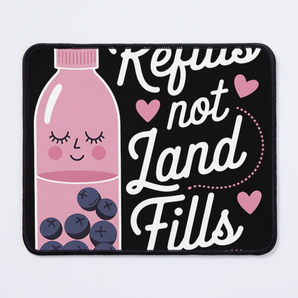 Item preview, Refills not Landfills World Water Day Save Water designed and sold by MAKOPOKOShop.