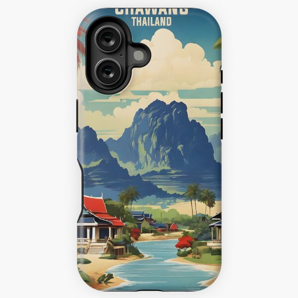 Item preview, Chawang Thailand Vintage Retro Travel Tourism designed and sold by TravelersGems.