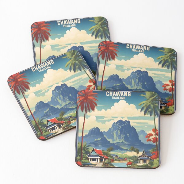 Item preview, Chawang Thailand Vintage Retro Travel Tourism designed and sold by TravelersGems.