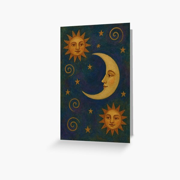 Item preview, Whimsical Sun, Moon & Spirals designed and sold by WhimsicalWoman.