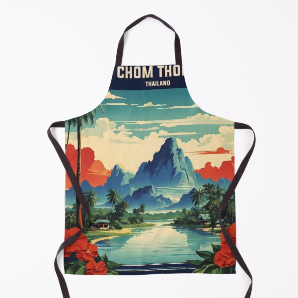 Item preview, Chom Thong Thailand Vintage Retro Travel Tourism designed and sold by TravelersGems.