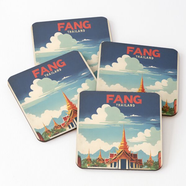 Item preview, Fang Thailand Vintage Retro Travel Tourism designed and sold by TravelersGems.