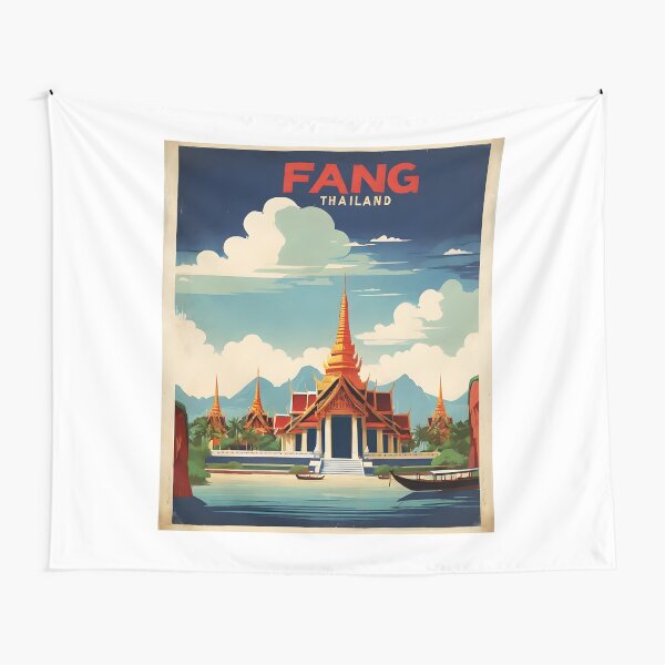 Item preview, Fang Thailand Vintage Retro Travel Tourism designed and sold by TravelersGems.