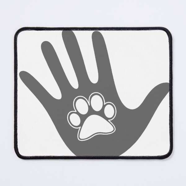 Item preview, human hand with cat foot print designed and sold by NAVAL00.